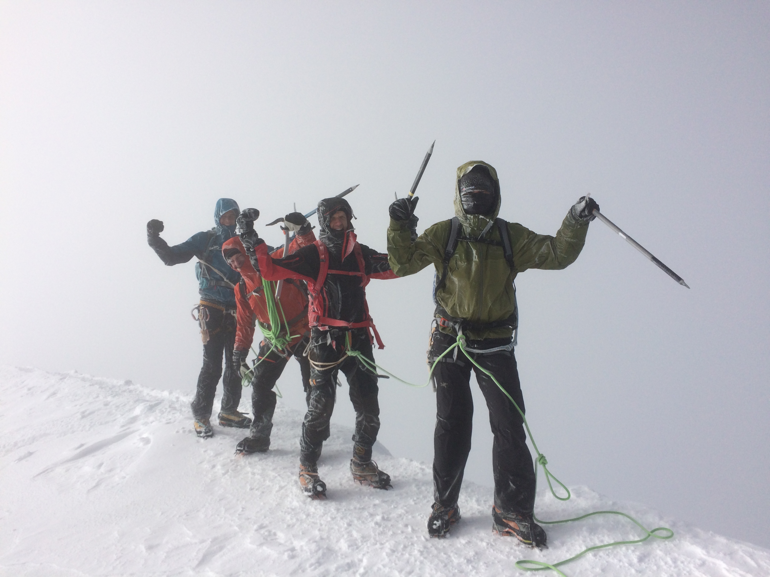 Betriebsausflug mit ganzem Team auf über 4000m